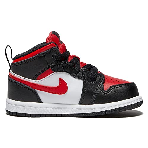Jordan Baby Boy's Jordan 1 Mid (Infant/Toddler) Black/Fire Red/White 9 Toddler M #TOP1