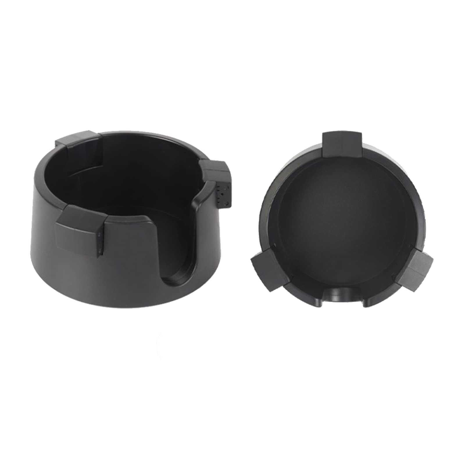 Kwqbhw Black Anti-Spill Cup Holder, Adjustable Desk Cup Holder Fixed Table Coaster With Double Side Adhesive Tape For Home Office, Desk Cup Holder For Mug, Soda Cans