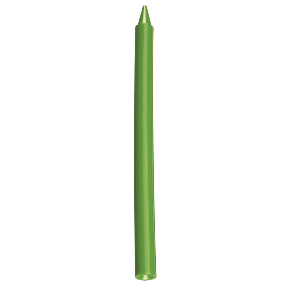 Pack De 25 Lápices De Cera Jovi, Color Verde Claro, Ceras Plásticas Redondas Y Resistentes, Fáciles De Afilar