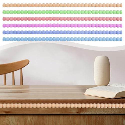 Perles en bois décoratives pour relooker une étagère