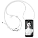 Produktbild ZhinkArts Handykette kompatibel mit Apple iPhone 7/8 / iPhone SE (2020) - 4,7" Display - Smartphone Necklace Hülle mit Band - Handyhülle Case mit Kette zum umhängen in Weiß mit Karabinerhaken