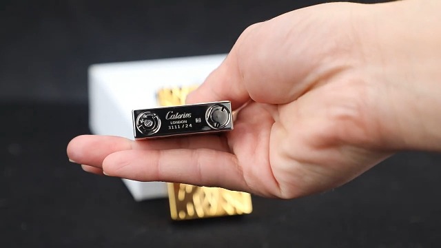 Encendedor clásico recargable de butano cobre miniatura 7
