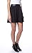 Produktbild TOM TAILOR Denim Damen Bonded Flared Skirt 43cm/411 Rock, Schwarz (Black 2999), 42 (Herstellergröße: XL)