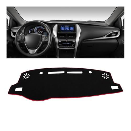 Tapis anti-dérapant de tableau de bord voiture contre les reflets Toyota Vios