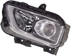 Evan Fischer Driver Side Headlight Compatible with 2018-2021 Hyundai Kona Assembly, Halogen - CAPA