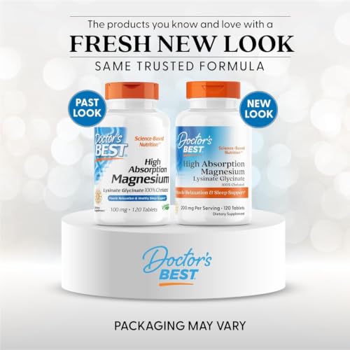 Doctor's Best High Absorption Magnesium Glycinate Lysinate