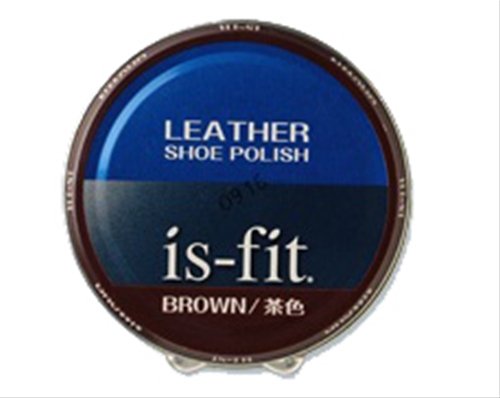 is-fit(イズフィット) 油性靴クリーム 茶 50ml