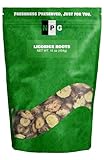 NPG Licorice Root Slices 16 Oz, Gan Cao Slice Root for Home Tea, Traditional Chinese Herbal Tea, Ingredient for Baking, Beverage Mix, Pure Liquorice Flavor, Resealable Bag for Freshness