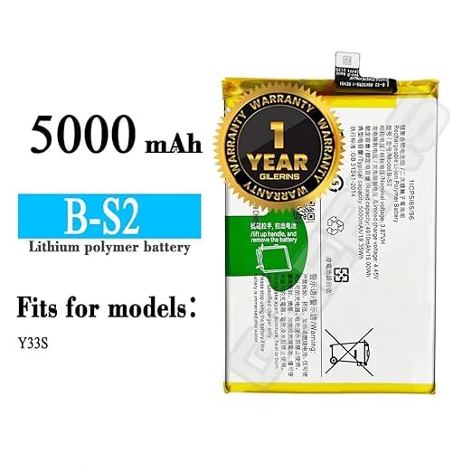 Image of Original B-S2 Battery for Vivo Y33S V2109 Battery with 1 Year Warranty**** (A00105)