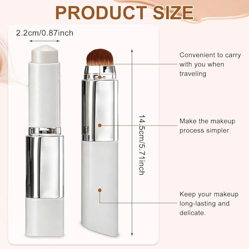 Faccelove Foundation Stick mit LSF 15, Color Changing Foundation, Anti-Aging Pflege, Automatische Farbanpassung, Natürlicher Glow & Schwereloses Gefühl, Lang Anhaltender für Alle Hauttypen
