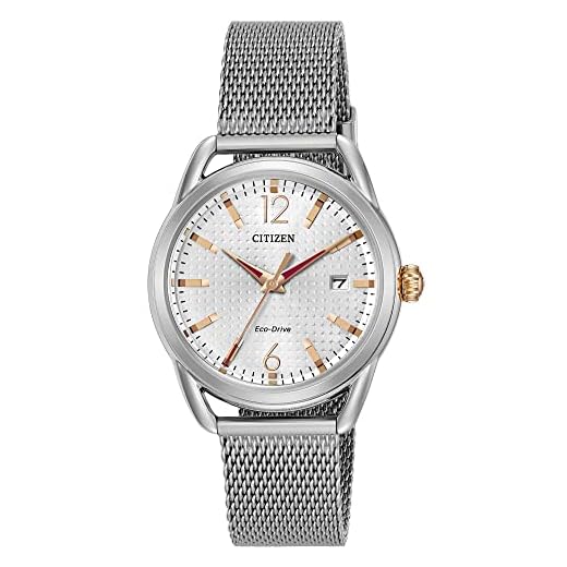 Citizen Women's Eco-Drive Dress Classic Watch in Stainless Steel, Silver Dial (Model: FE6081-51A)