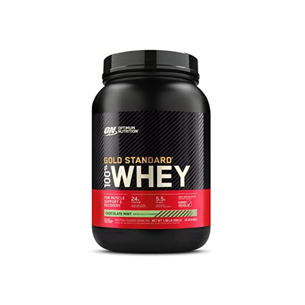 Optimum Nutrition Gold Standard 100% Whey Protein Powder, Chocolate ...