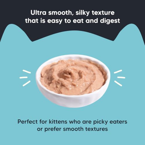 Image of Meowsi by HUFT Chicken & Salmon Mousse Kitten Wet Food - 70 gm | High-Protein Wet Cat Food for Kittens | Cat Food Gravy for Junior Kittens (2-12 Months)
