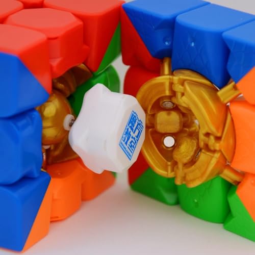 Image of HAWKISTER Moyu Super Rs3M 2022 3X3 Magnetic Core Ball-Core Positioning Speed Cube, Moyu Rs3 M Maglev Professional Stickerless Speed Cube, (Super Rs 3M Ball-Core + Maglev Version), For Kid,Multicolor