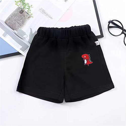 Toddler Boys Jogger Shorts Summer Athletic Short Sweat Pants Cute Dinosaur Printed Pull on Shorts for Boy Girl2