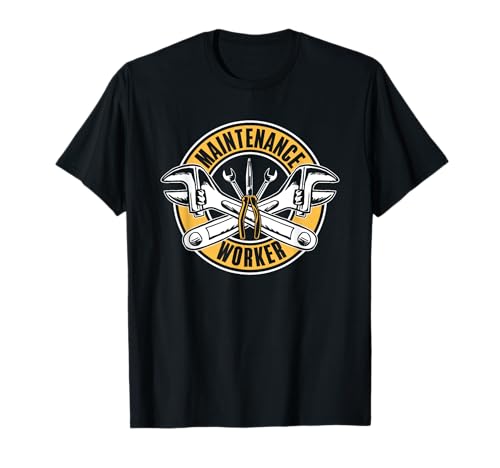 Wartungsarbeiter Hausmeister Wartungstechniker Wartung T-Shirt