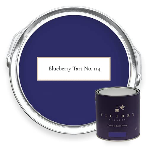 Victory Colours Blueberry Tart | Purple Paint | Olenka Design- 5 Litres - Matt Emulsion
