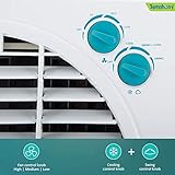 Symphony Jumbo 70 Desert Air Cooler 70-litres, with Trolley, Powerful Fan, 3-Side Cooling Pads, Whisper-Quiet Performance & Low Power Consumption (White)
