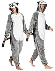 R-gray Raccoon Onesie