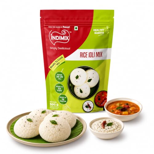 Image of INDIMIX Ready to Cook Rice Idli Mix 500 g | From the house of Pansari