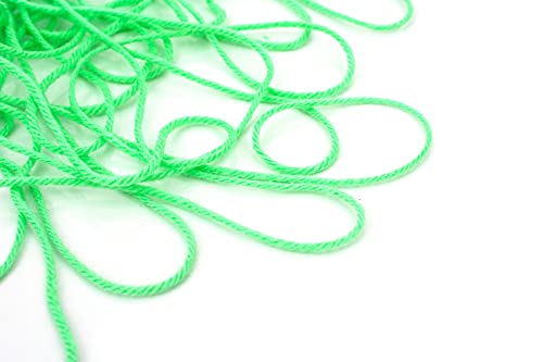 Image of Wool Pastel Color Acrylic Hand Knitting Yarn (Light Fern Green) (Hanks-300Gms)