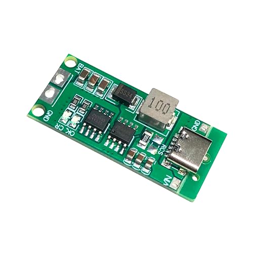 Image of ROBOWAY 10Pcs 3S 1A Polymer Lithium Ion Charger Type-C | 14.8V 18650 Battery Charging Module | USB-C Input, Boost Converter, LED Indicator, Overcharge Protection (Pack of 10)