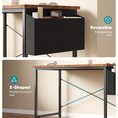Image of OLIXIS Computer Desk, 55 Inch Gaming Desks for Home Office Small Spaces