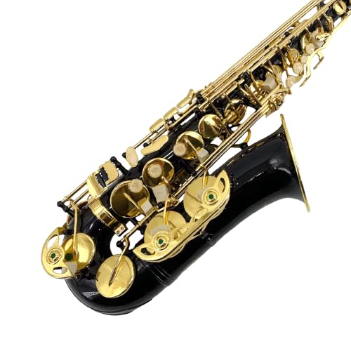 Image of Alto saxophone for beginners adult E Flat Saxophone Beginner Kit with Mouthpiece, Carrying Case, Straps, 10Reeds
