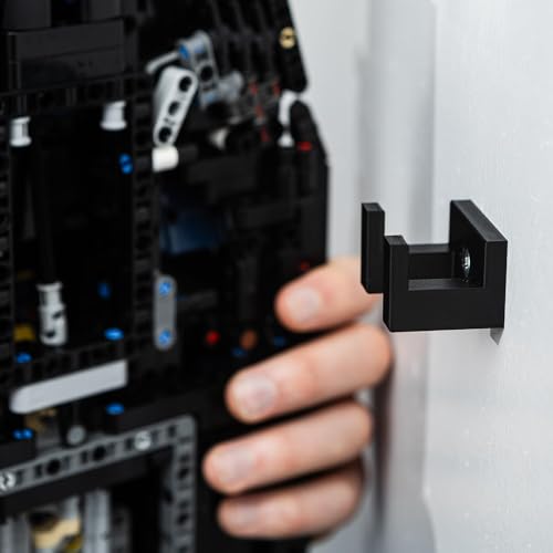 Image of Wall Mount Bracket Compatible with LEGO Technic Red Bull RB20 42206 | Vertical Display Stand Holder for Car Model | Includes Screws and Wall Plugs | LEGO Set Not Included