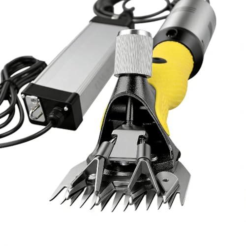 Zielony 1300W Elektryczny Shear Owcy, Kozi Clipper o zmiennej prędkości do grubych płaszczy, Ergonomiczny design z chłodnym wentylatorem, Profesjonalny trymer do wielbłądów z alpakami, 3700 obr. / min