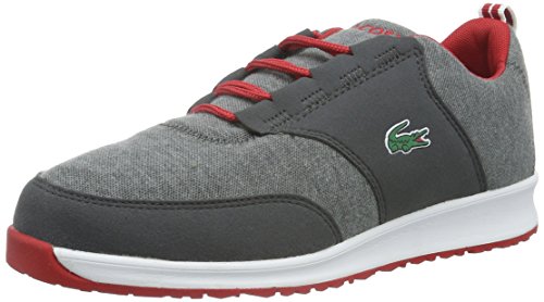 Lacoste Mixte Enfant L.Ight 316 2 Baskets Basses, Gris-Grau (DK GRY 248), 38 EU