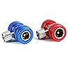VIFERR Quick Coupler AC R134A Adjustable Connetor Adapter High Low AC Manifold Gauge Hose Conversion Kit with 1/4" Male Flare for Car Refrigerant #4