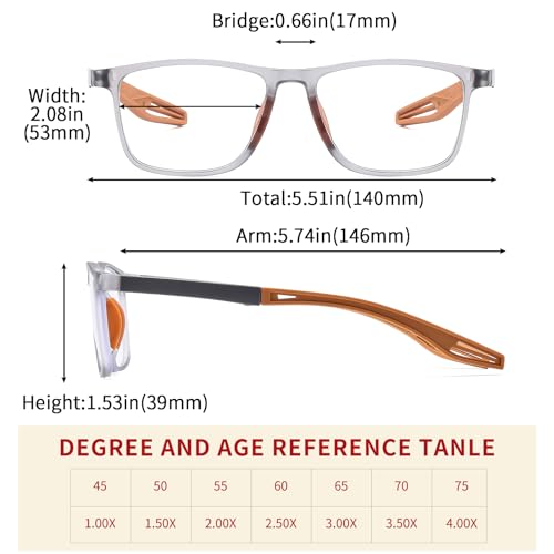 Image of 2 Pack Reading Glasses Blue Light Blocking Anti Glare UV Ray Eyeglasses Men Women Computer Eyewear Eye Protection Reader Aid Lightweight