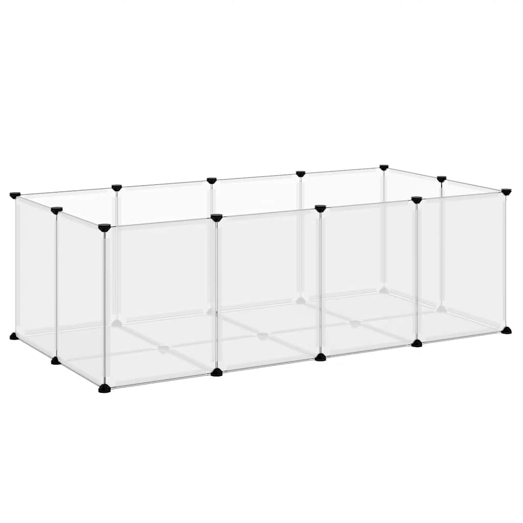 Kleintierkäfig Freigehege Hasengehege Meerschweinchen Laufstall | Flexibler Welpenlaufstall für Wohnzimmer und Balkon - modularer Tierauslauf mit stabilem Stahlrahmen für Kleintiere.