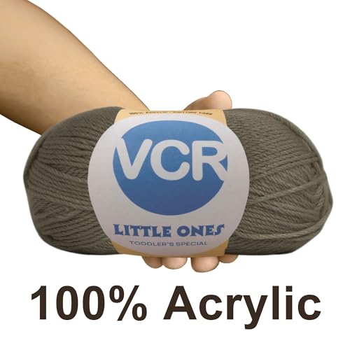 Image of VCR Mouse Color Yarn, 100 Grams Hank, 190 Meters Length, Acrylic Ball for Crochet and Knitting, Soft Crosia Threads, Pack of 1 Yarn, Suitable for DIY Crafts