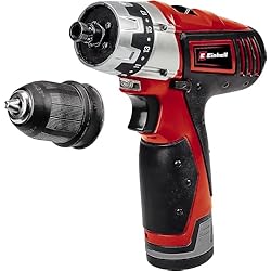 Atornillador Einhell Tc Cd 18 35 Li 18V 1 Bat Einhell Destornillador inalámbrico a batería - TC-CD 12 Li .12V, 1.3Ah, 20Nm. Parada rápida, 18 posiciones de par, portabrocas extraíble, incl. batería, cargador de batería y estuche