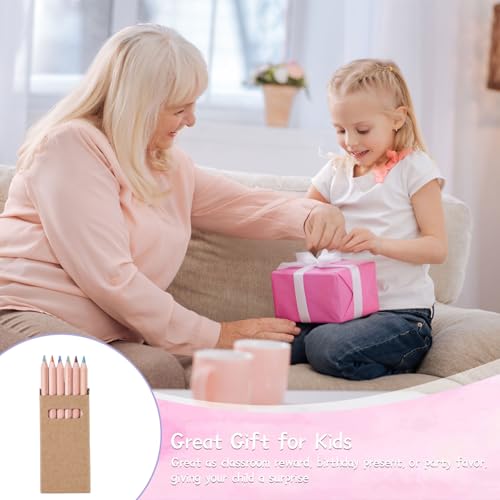 Tikplus 60 Stück Regenbogenstifte Kinder, 7 in 1 Regenbogen Buntstifte Klein, Mini Mehrfarbige Farbstifte für Kunst, Zeichnen, Skizzieren, Färbung, Mitgebsel Kindergeburtstag