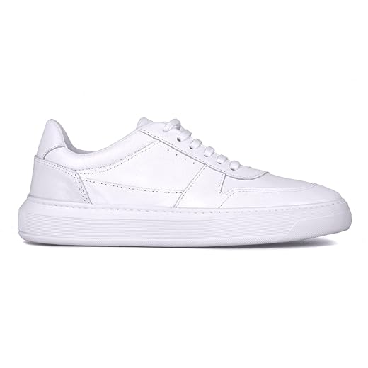Tenis Masculino Casual Social Em Couro Legitimo Cadarço