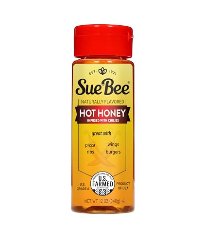 Miel Picante Sue Bee Natural Infundida con Chili 12 oz Pack 6