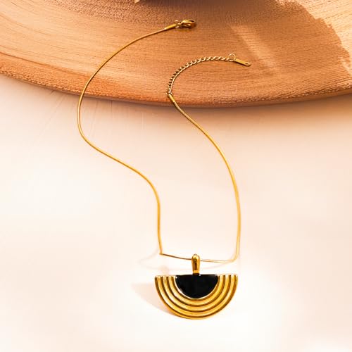Image of Rubans Demi Fine Stainless Steel Pendant Chain Daily Gift for Women & Girls