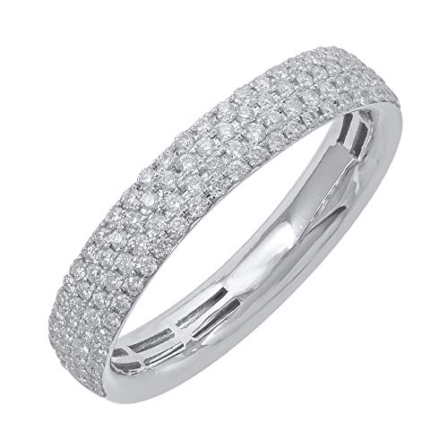 1/3 Carat Round Diamond Wedding Band Ring in 10K Gold
