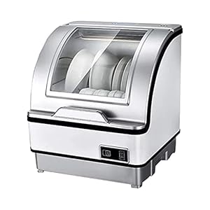 XTZJ Compact aanrecht vaatwasser, draagbare vaatwasmachine, 3 wasprogramma, lucht-droge functie en vaatrek, voor kleine slaapzaal, appartement, reizen, babyverzorging, fruit