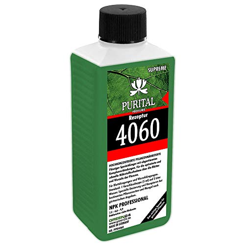 Rezeptur 4060 NPK 7,4+6,6+9,9 Flüssig-Dünger, System Volldünger (Stickstoff Phosphat Kalium) mit Spurennährstoffen Eisen Kupfer Mangan Molybdän Zink