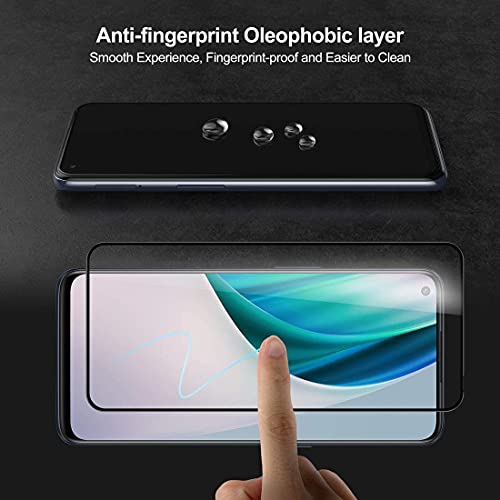 Image of ZARALA Tempered Glass Screen Protector Compatible for (Black) with Edge to Edge Coverage and Easy Installation kit (Oneplus 9)