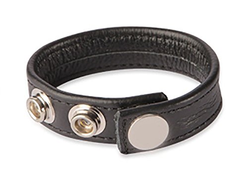 Dusedo Leder Cockring verstellbar - circa 1.5 cm breit - durchmesser 43 mm bis 90 mm, schwarz