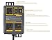 O'SKOOL Configurable Automatic Vacuum Switch for Power Tools with Dual Tool Outlets, Load-Sensing Delayed On/Off Dust Collector Controller for Cleaner Workshop and Reduced Airborne Dust