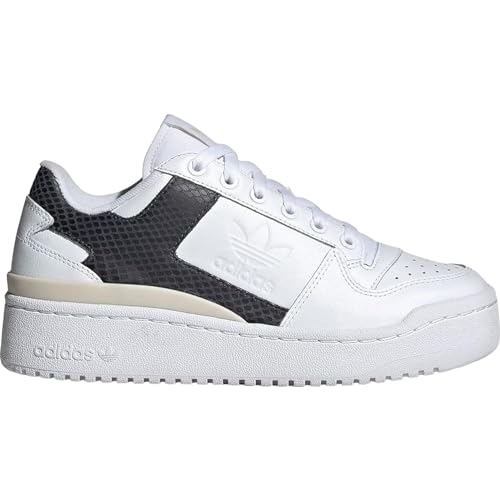 adidas Women's Forum Bold Fashion Sneaker, Cloud White/Cloud White/Aluminium, 10 M US2