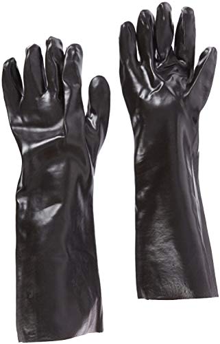 Best Review 18โ Chemical Resistant Gloves - 3 Pairs - Heavy Duty, PVC Coated, Comfort Lined - Acid, Oil and Alkali Protection - Forearm Length - by Xpose Safety Best Review 18โ Chemical Resistant Gloves - 3 Pairs - Heavy Duty, PVC Coated, Comfort Lined - Acid, Oil and Alkali Protection - Forearm Length - by Xpose Safety