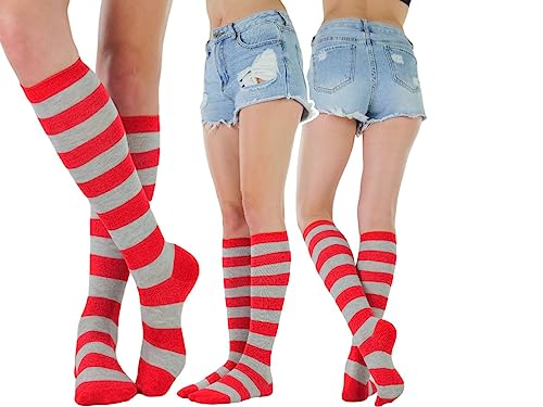 Image of ToBeInStyle Women's Pack of 6 or 12 Knee High Socks
