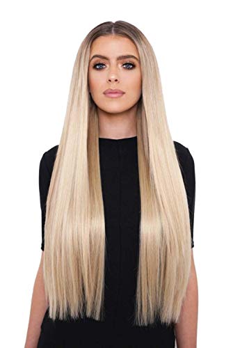Extensions de cheveux raides à clipser postiche long 66 cm volume super épais Lullabellz noir de jais